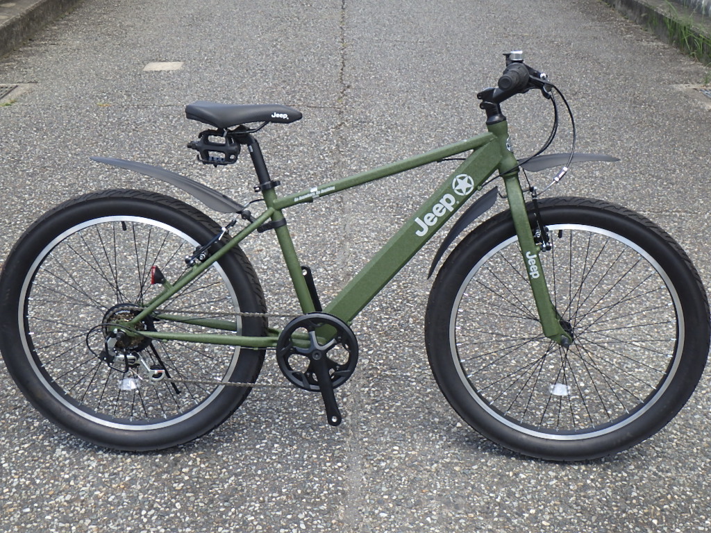 JEEP JE-266FT (オリーブ) ジープ JE 266 FT セミファットバイク